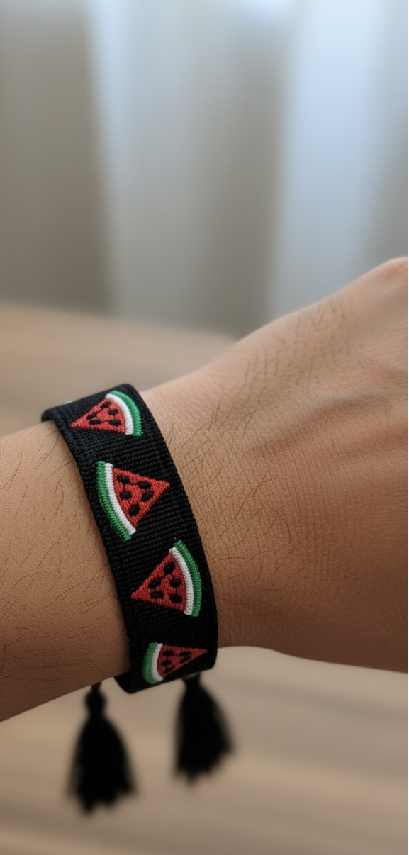 Handmade Embroidered Bracelet for Adults