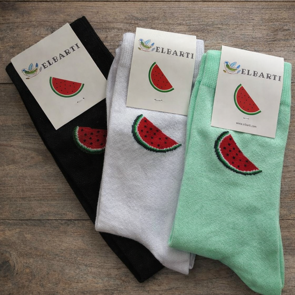 Watermelon Adult Socks