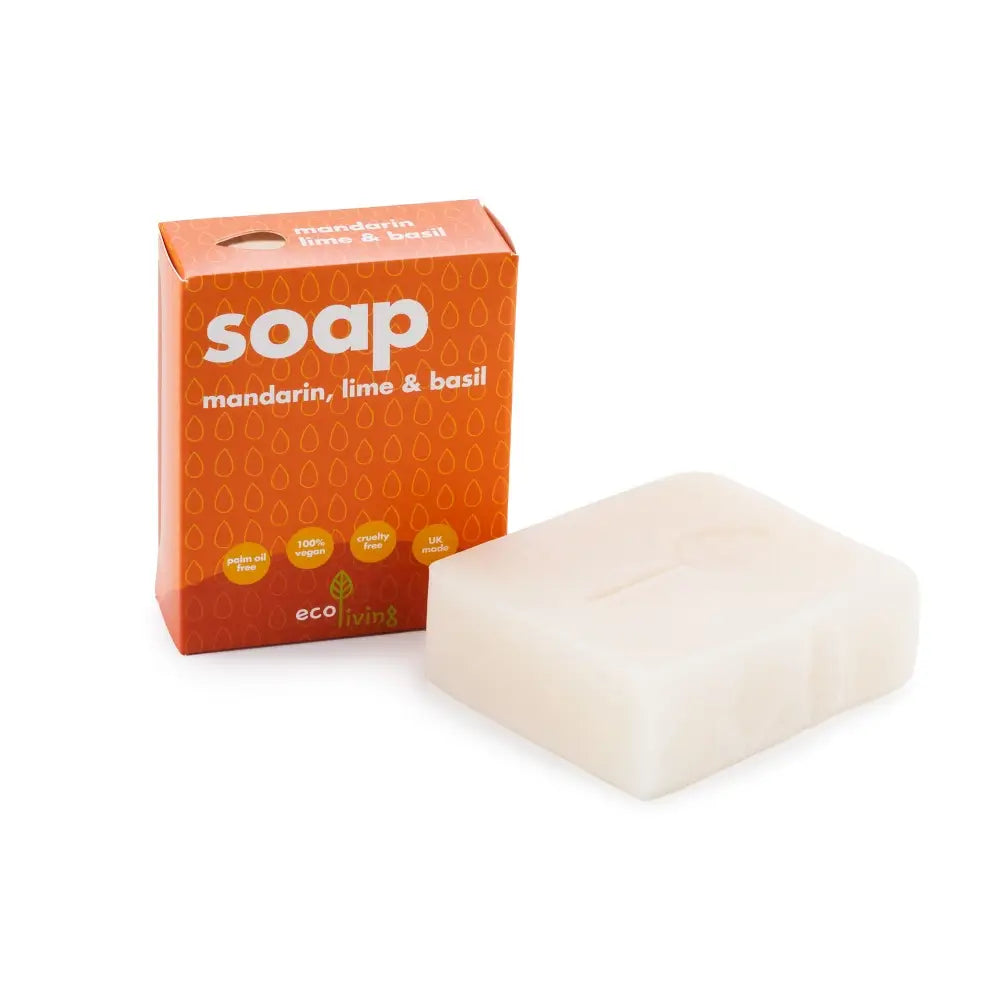 Handmade Soap - Mandarin Lime and Basil bar